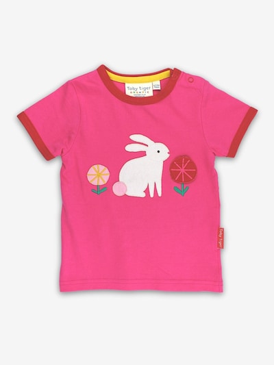 Toby Tiger Shirt 'Hasenparty-Applikation'‌‌ in 80 in pink, Produktansicht