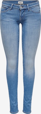 Skinny Jean ONLY en bleu : devant