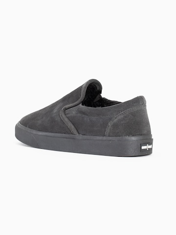 Minnetonka - Zapatillas deportivas bajas 'Alden' en gris