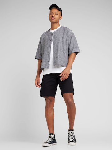 WEEKDAY Comfort fit Button Up Shirt in Grey