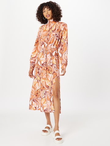 Nasty Gal Shirt Dress in Orange: front