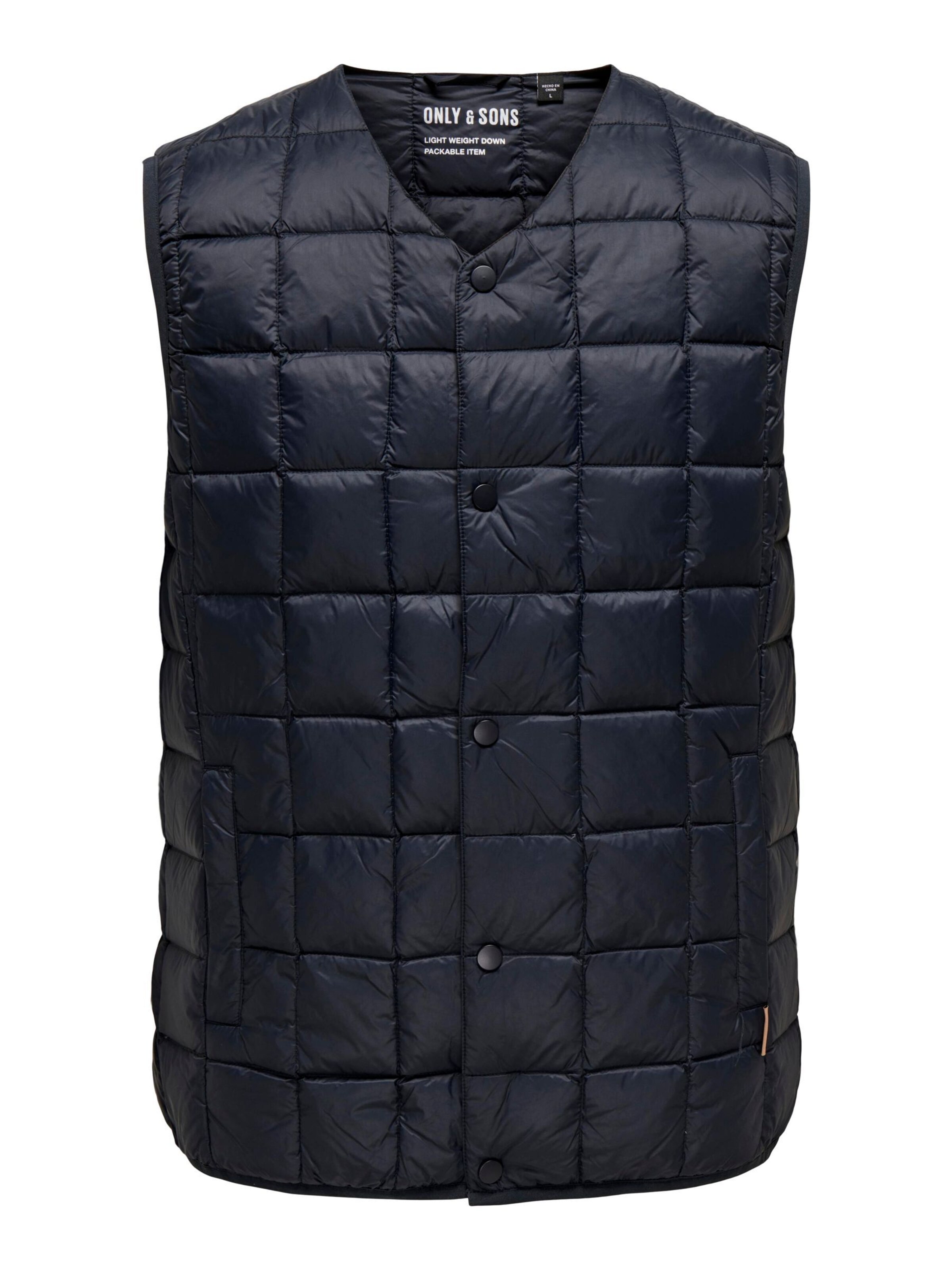 Only & Sons Bodywarmer 'ONSGavin' in Blauw: voorkant