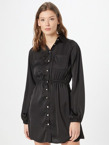 Abito camicia 'JAC JOSSA' di In The Style in nero: frontale