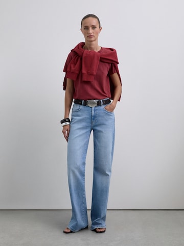 Scalpers Tričko - Červená: predná strana