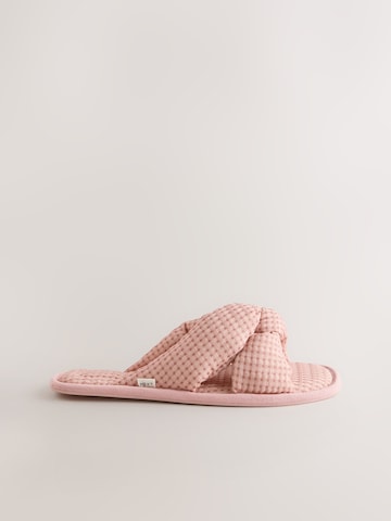 Pantoufle Next en rose