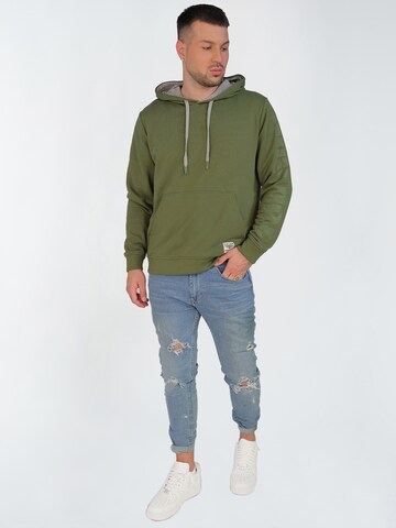 TOP GUN Sweatshirt in Groen