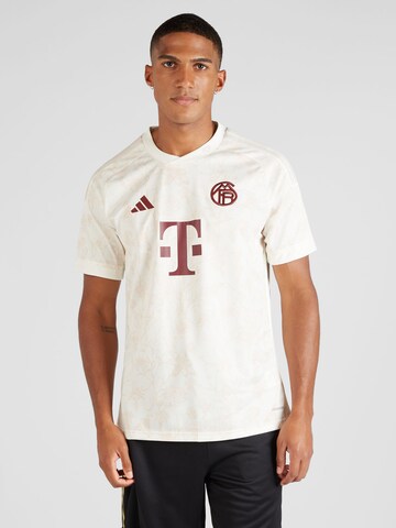 ADIDAS PERFORMANCE Fodboldtrøje 'FC Bayern München 23/24' i hvid: forside