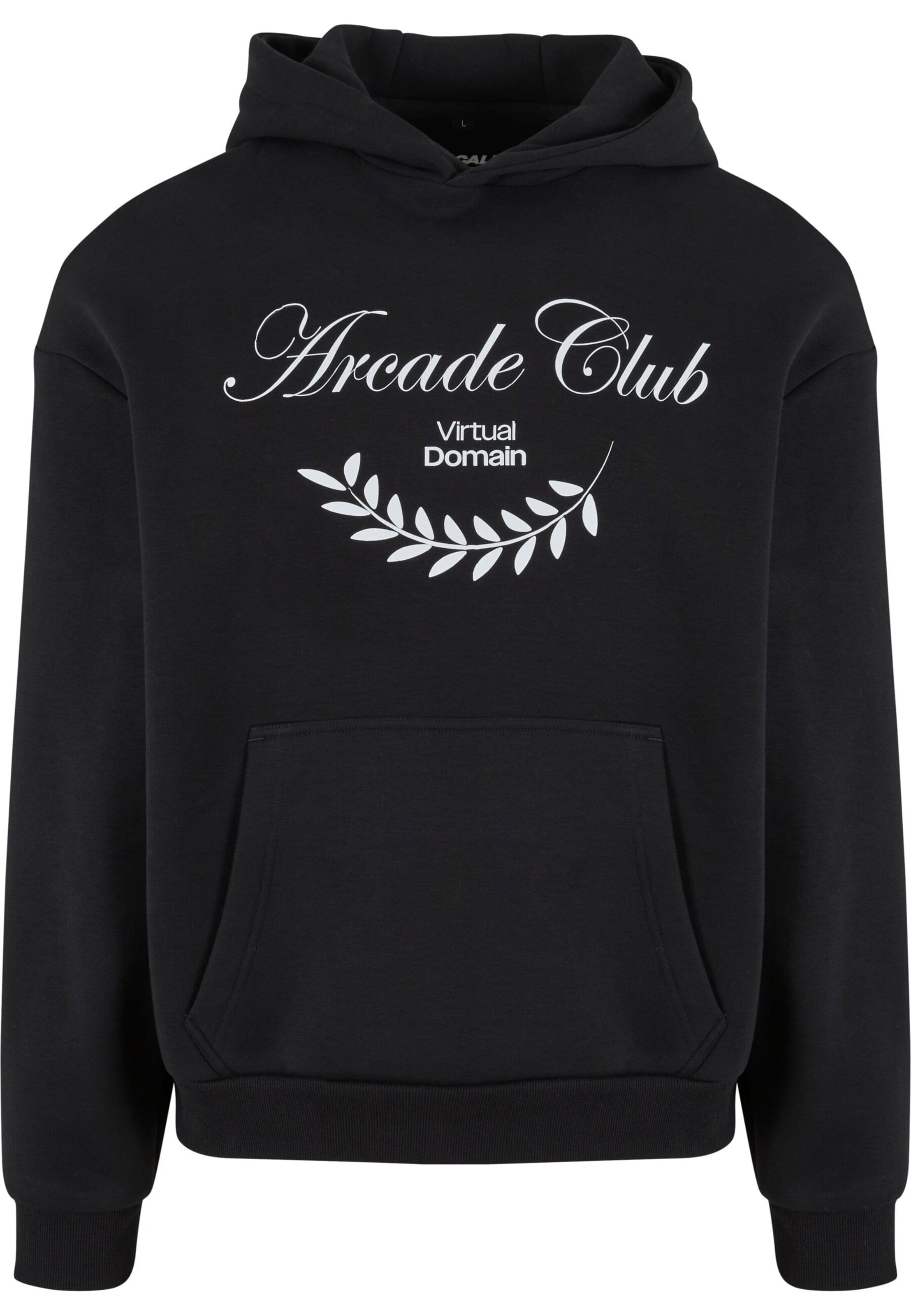 MT Upscale Sweatshirt 'Arcade Club' in Black: front