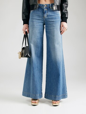 Wide Leg Jean Versace Jeans Couture en bleu : devant