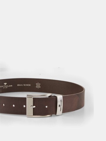 TOM TAILOR Belt 'Tom' in Brown