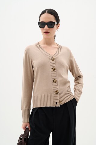 InWear Strickjacke 'Zaulo' in Beige: Vorderseite