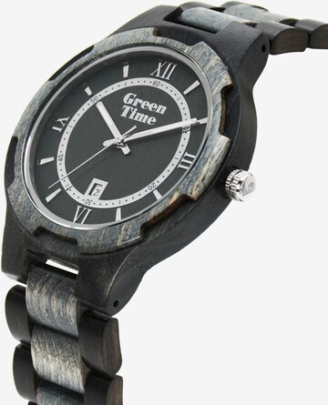 GreenTime Analog Watch in Black