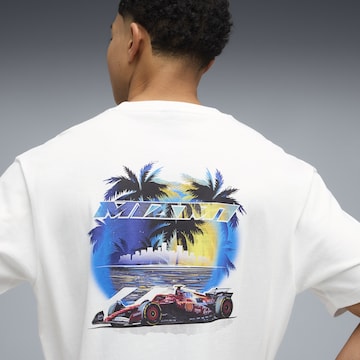 T-Shirt fonctionnel 'Scuderia Ferrari Miami' PUMA en blanc
