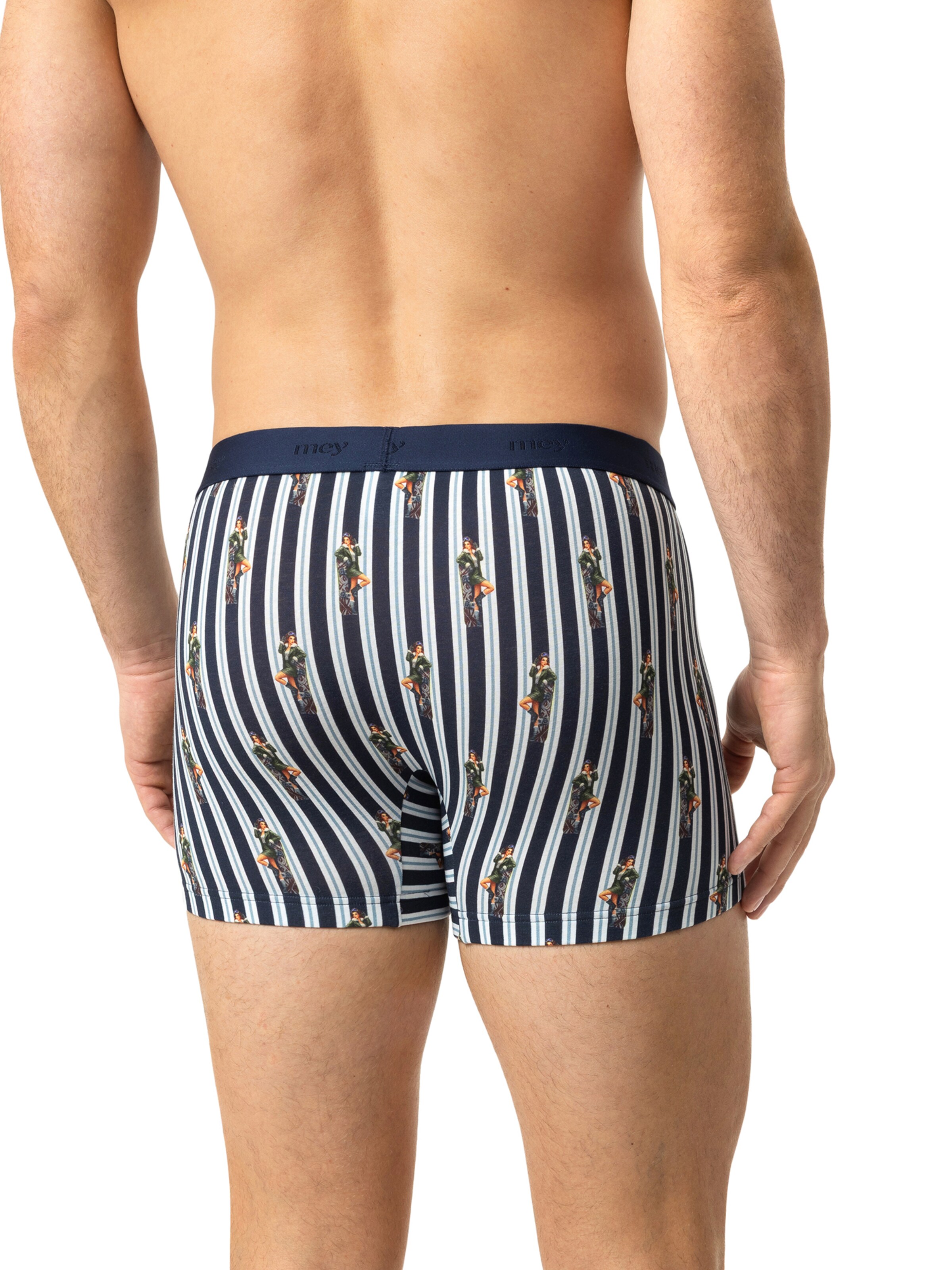 Mey Boxer shorts ' Serie Smoke Show ' in Blue