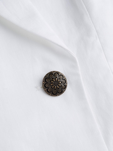 Vulto Kavaj 'White Linen Jacket' i vit