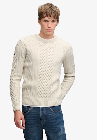 Superdry & Co - Jersey 'JACOB' en beige: frente