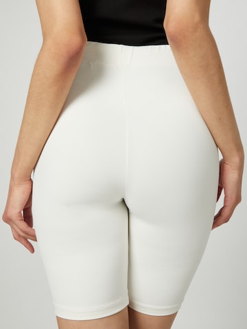 Liz Kaeber Skinny Leggings 'Long Cycling' in White