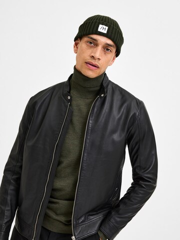 SELECTED HOMME Between-season jacket 'Archive' in Black