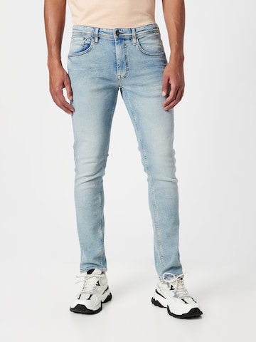 BLEND Slimfit Jeans i blå: forside