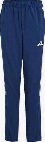 ADIDAS PERFORMANCE Regular Workout Pants 'Tiro 23 League' in Blue: front