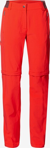 VAUDE Outdoorhose 'Farley' in Rot: predná strana