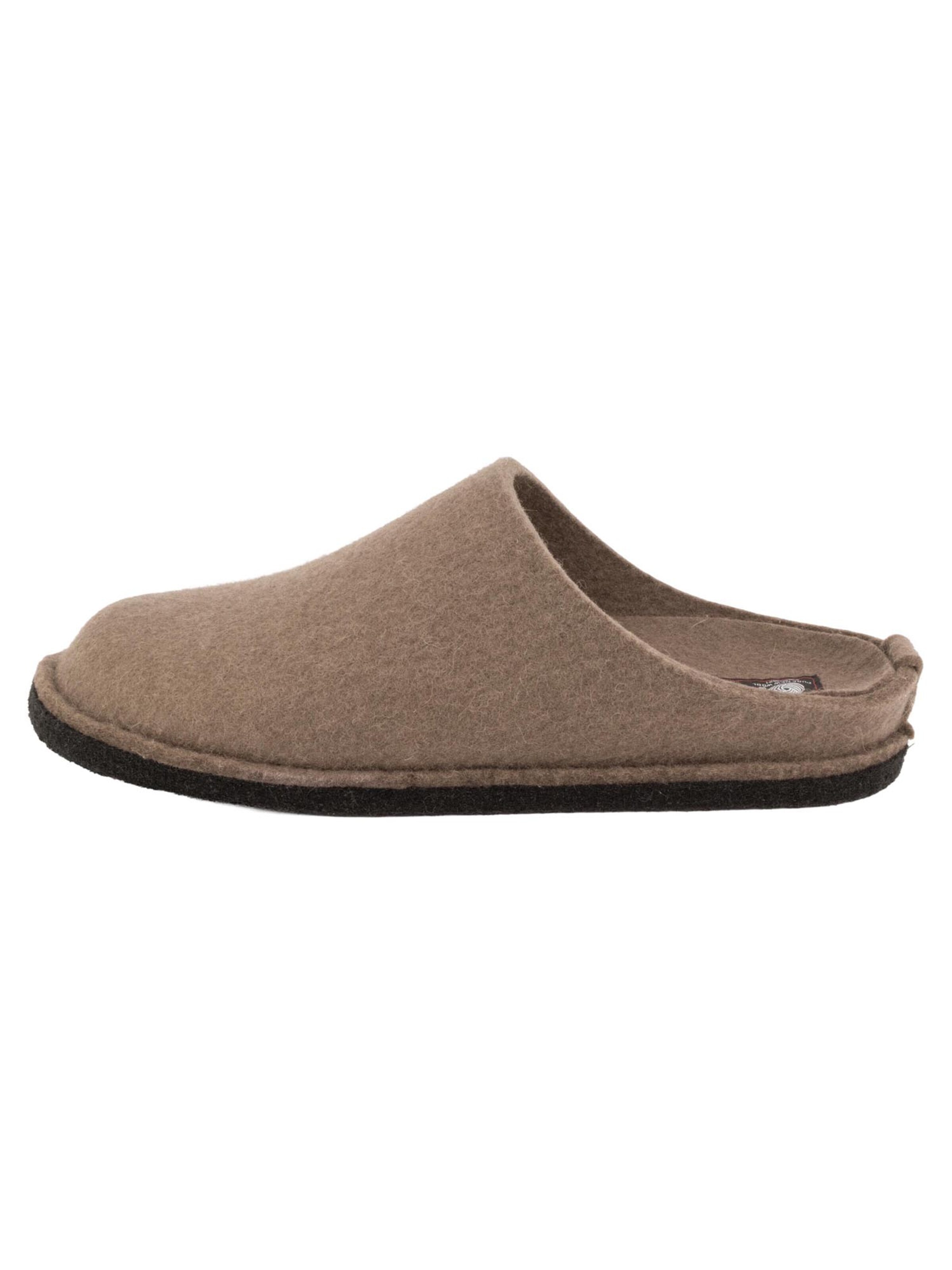 HAFLINGER Mule 'Flair Soft' in Grey: front