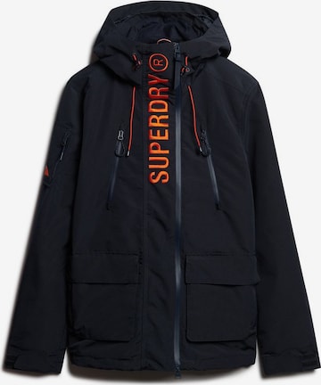 Veste mi-saison 'Ultimate' Superdry en noir : devant