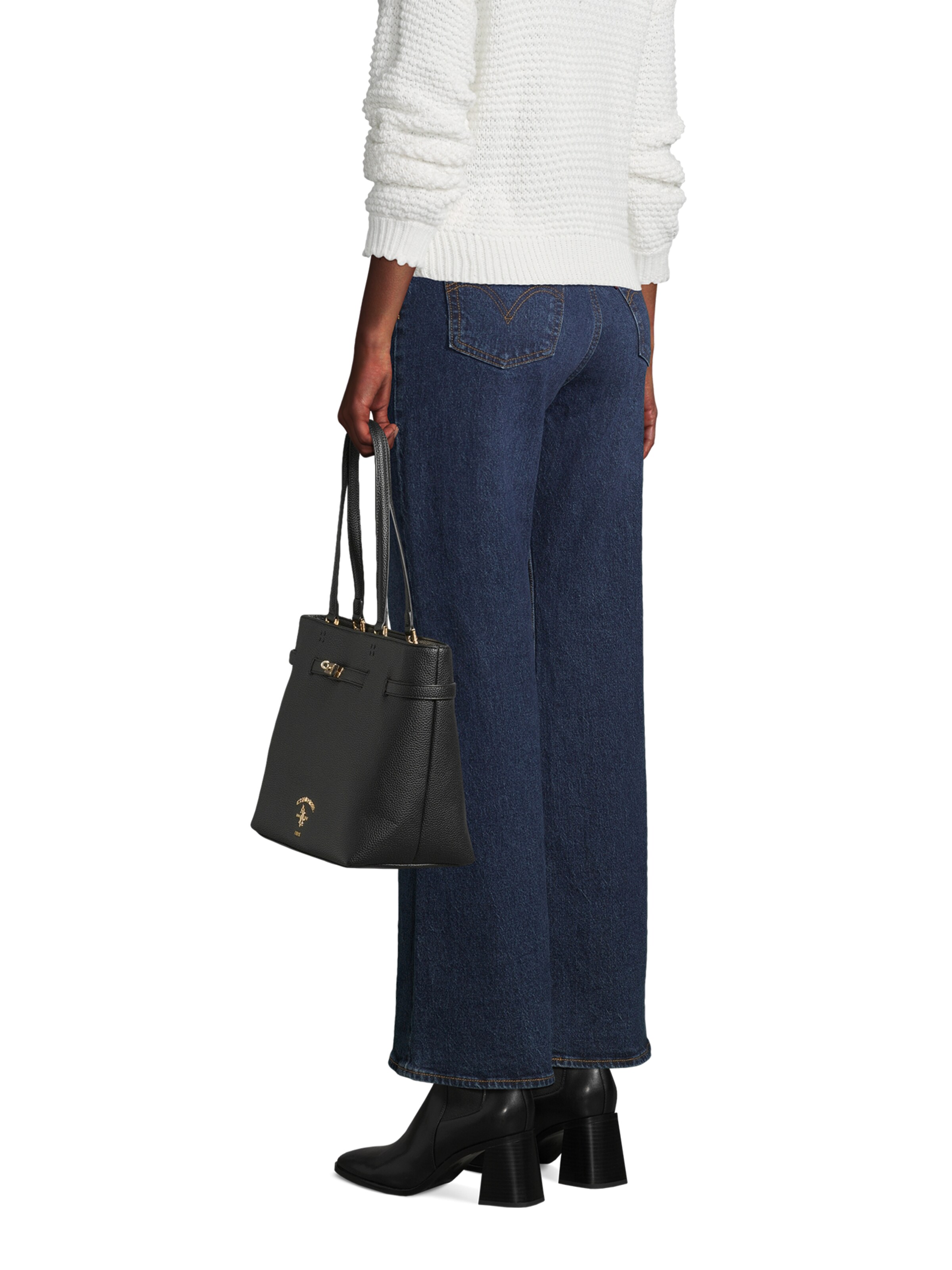 U.S. POLO ASSN. Shopper 'Stanford' in Zwart