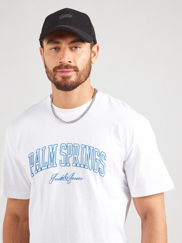 JACK & JONES - Camiseta 'JJDETROIT' en blanco