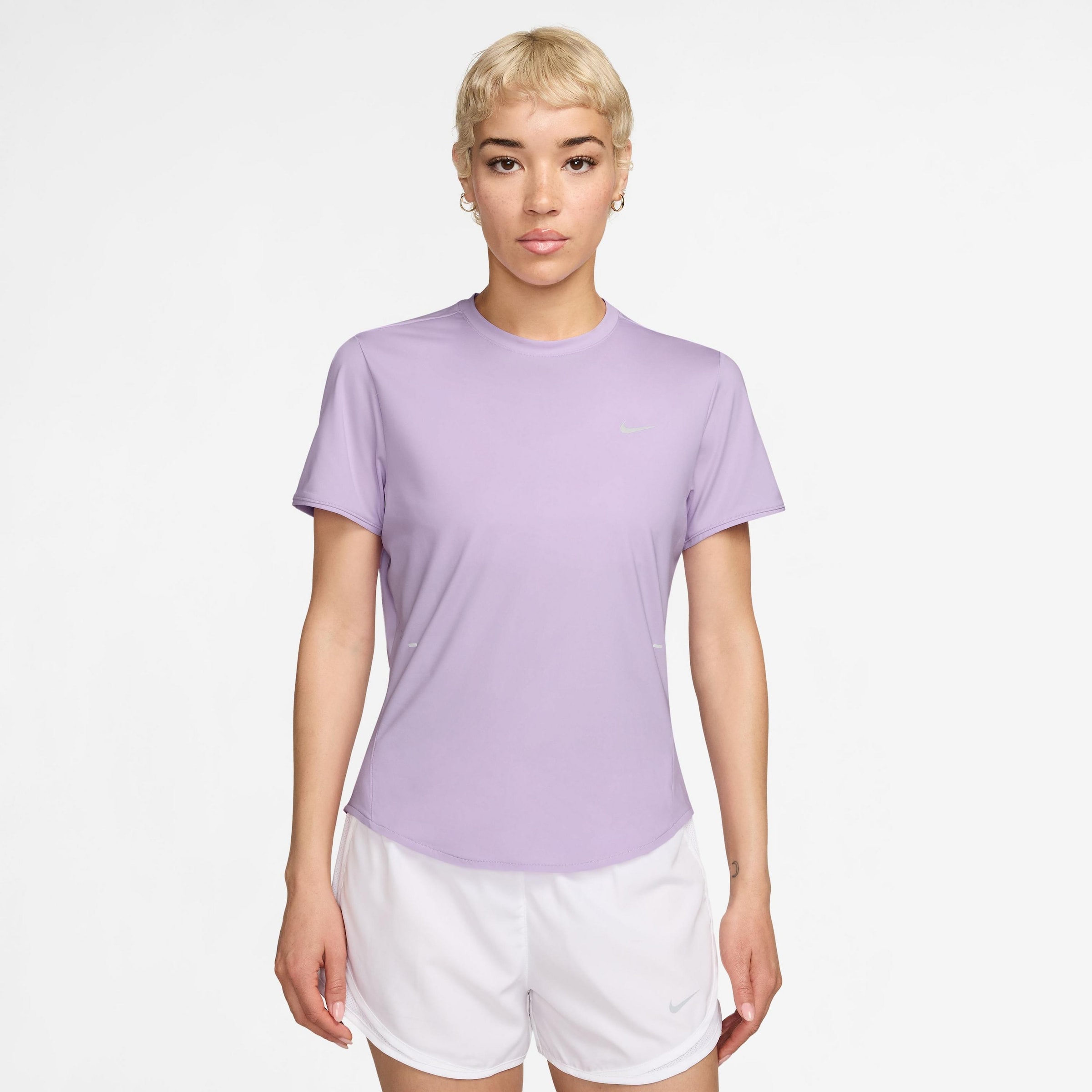 NIKE Performance Shirt 'SWIFT' in Purple: front
