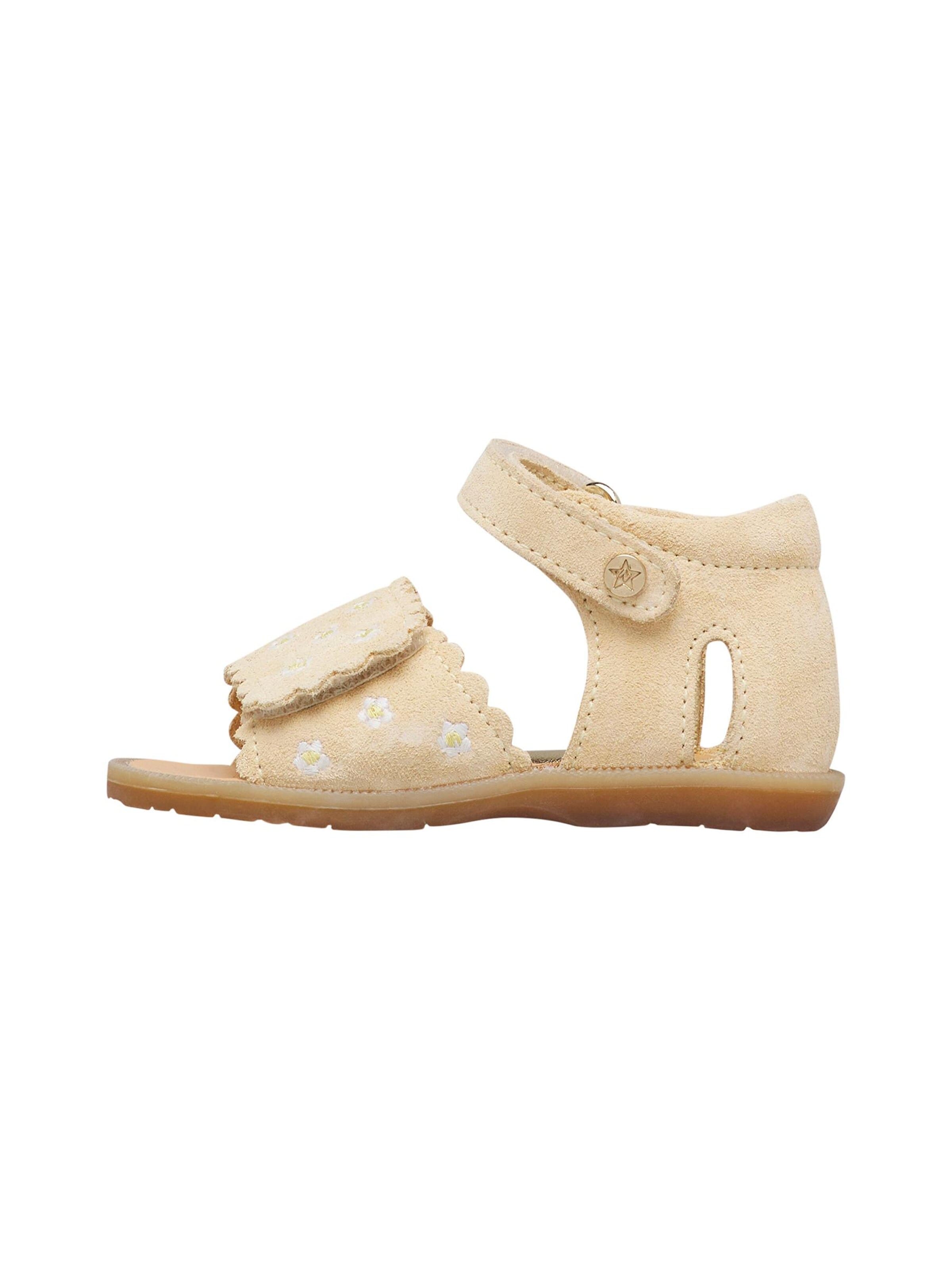 NATURINO Sandal 'MAYA EMBR' in Beige: front