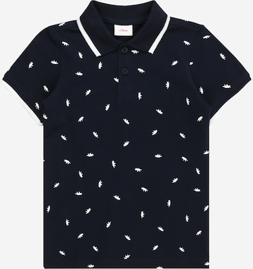 s.Oliver Shirt in Blauw: voorkant