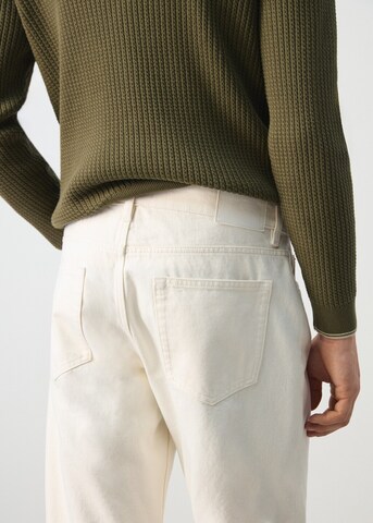 MANGO MAN Regular Jeans 'Bob' in White