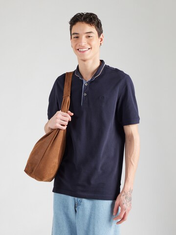 bugatti Poloshirt in Blau: Vorderseite