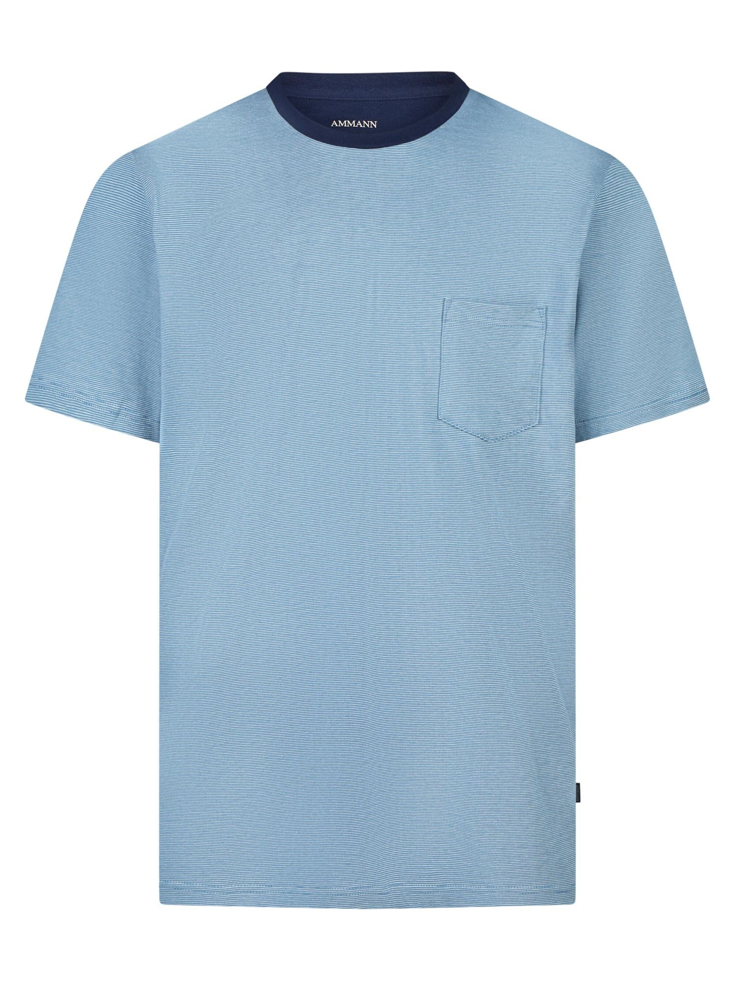 Ammann Shirt 'Mix & Match' in Blue: front