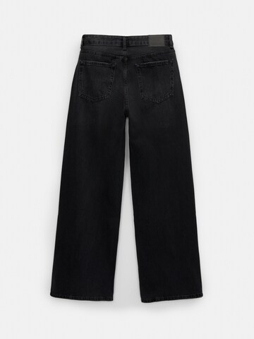 Pull&Bear Vrečasti Kavbojke | črna barva