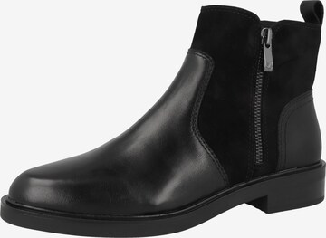 Bottines ' 9-25477-41 ' CAPRICE en noir : devant