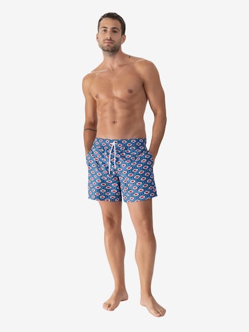 Mey Board Shorts 'Serie Damask' in Blue