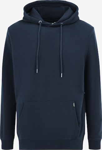 Oldskull Kapuzensweatshirt 'Plain Basic' in Blau: Vorderseite