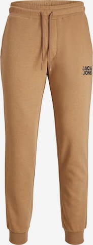 JACK & JONES Trousers 'Gordon' in Brown: front