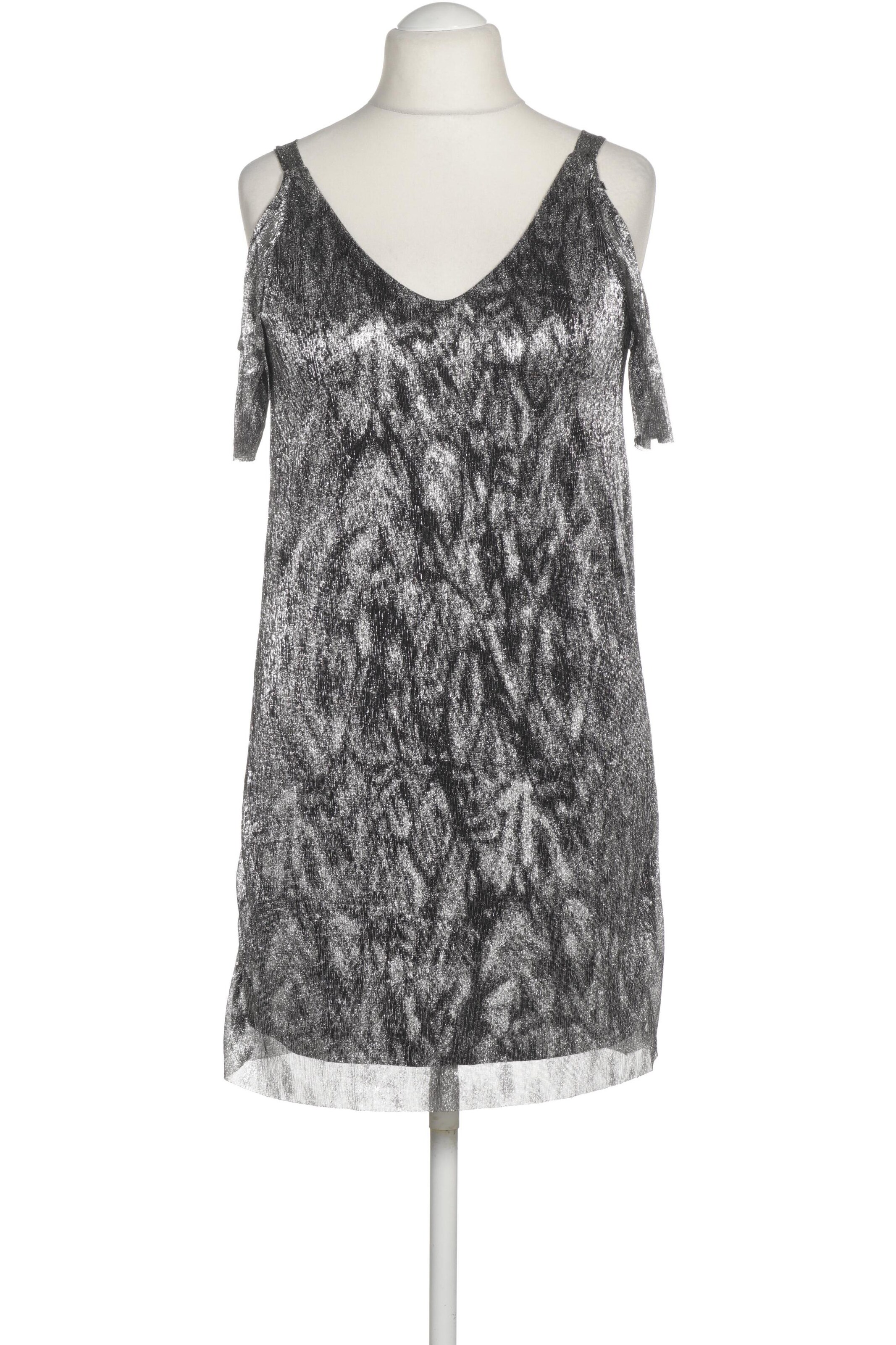 MANGO Kleid S in Silber: Vorderseite