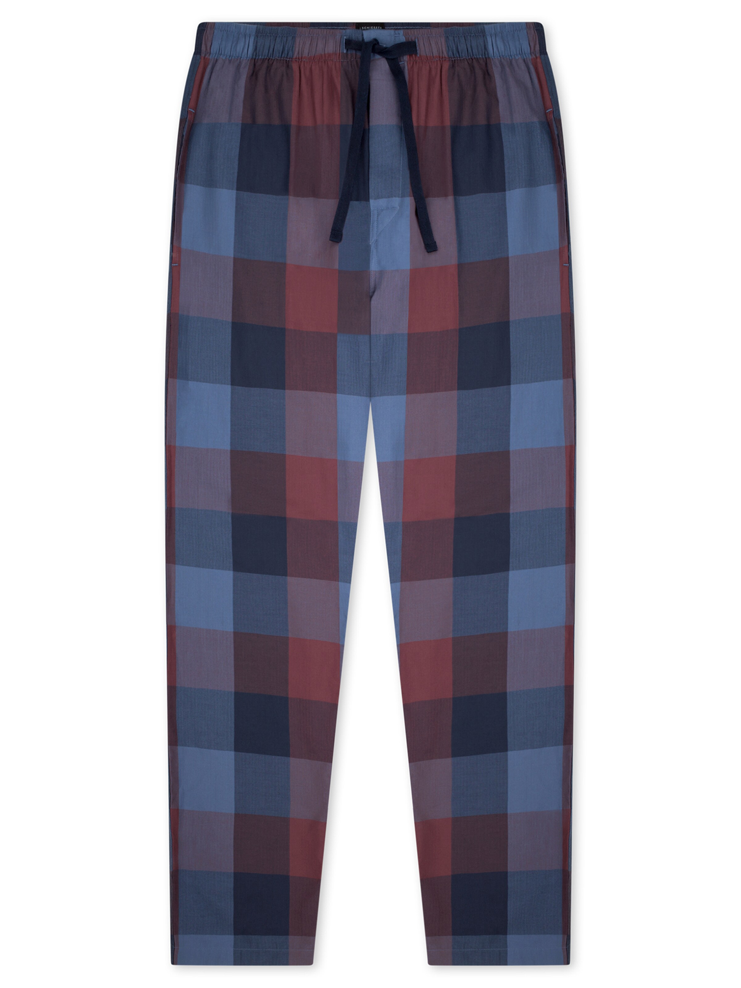 SCHIESSER Pajama Pants ' Mix Relax ' in Blue: front