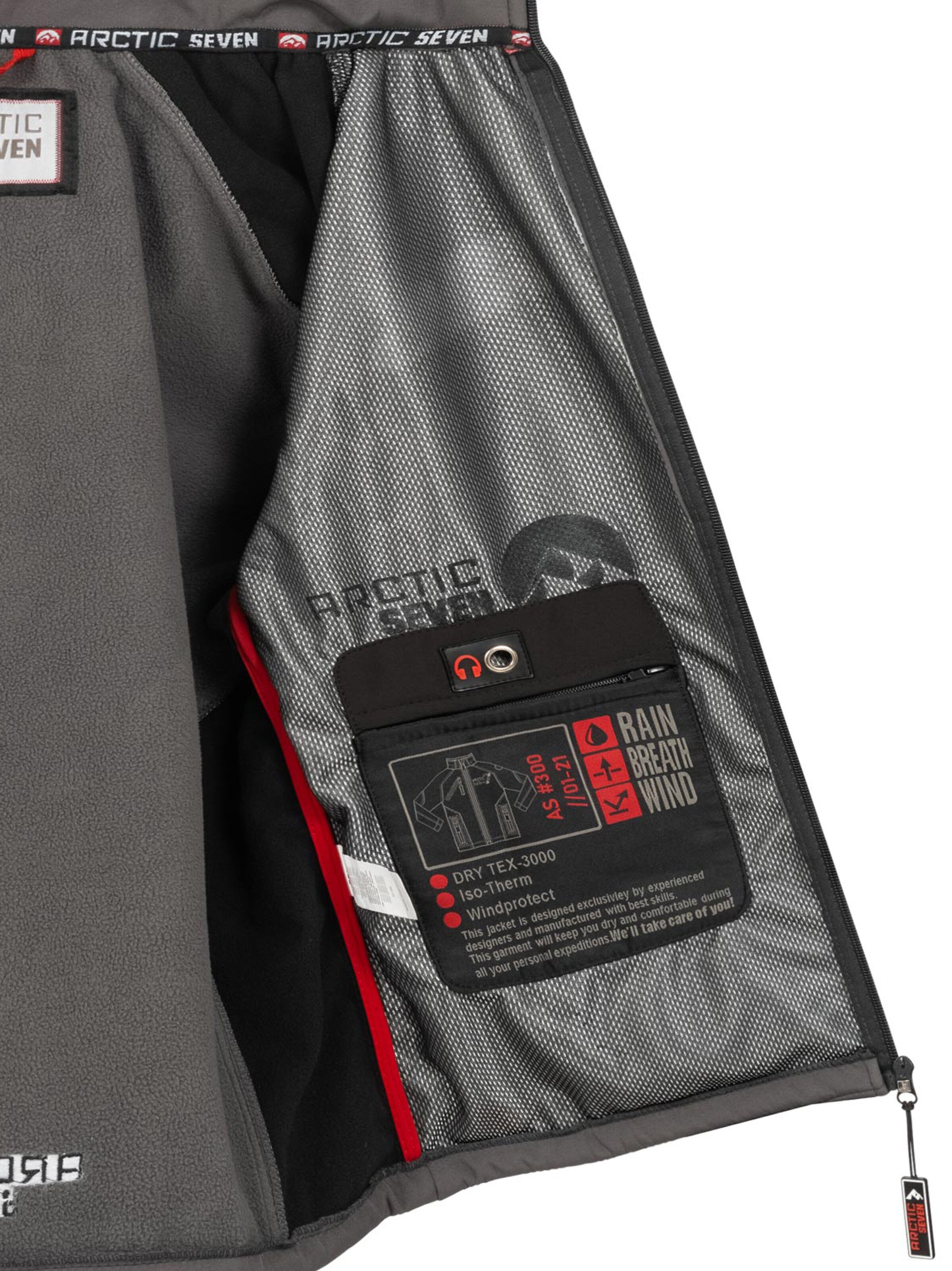 Arctic Seven Weatherproof jacket in Grey