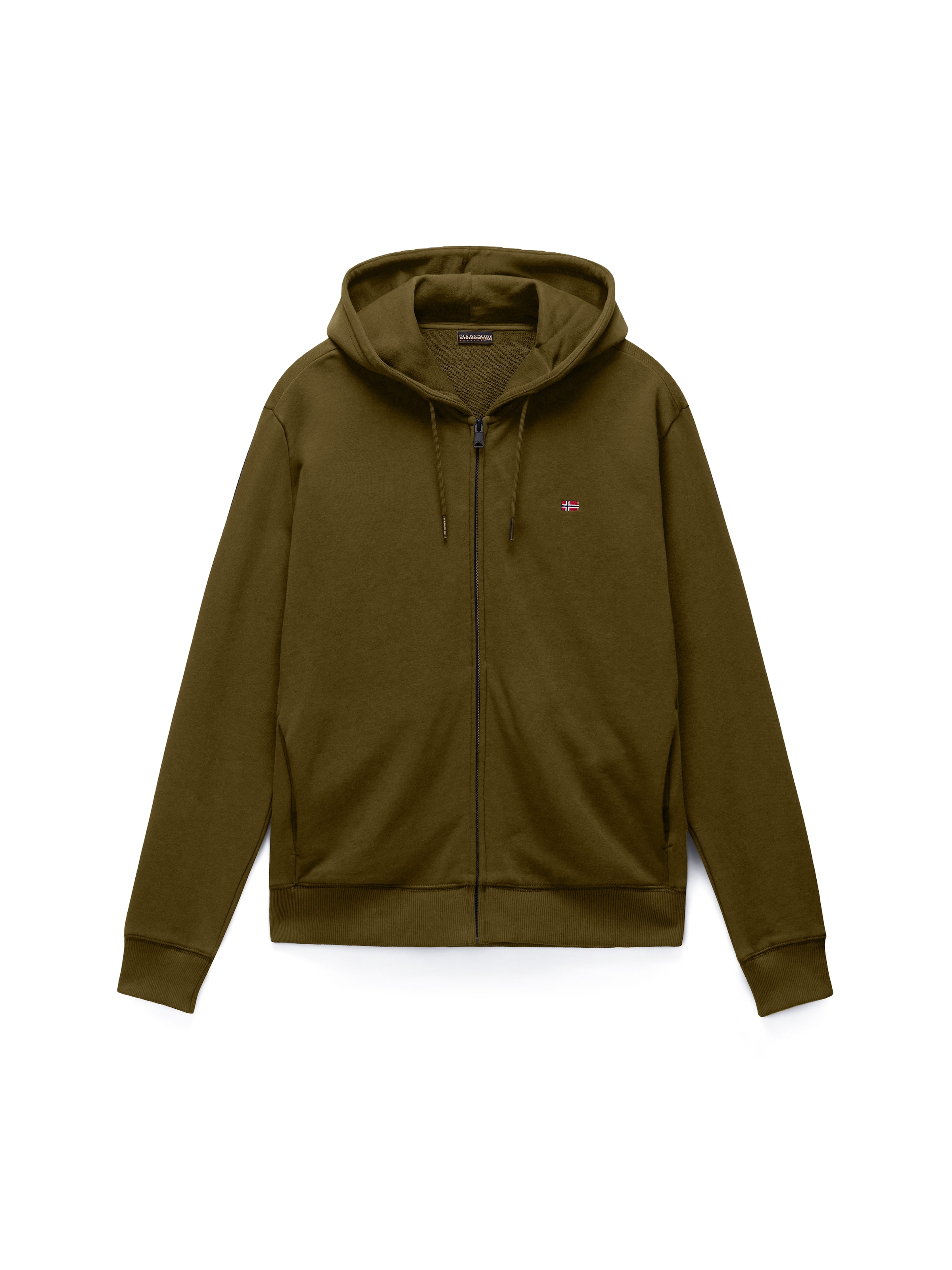 NAPAPIJRI Sweatjakke i grøn: forside