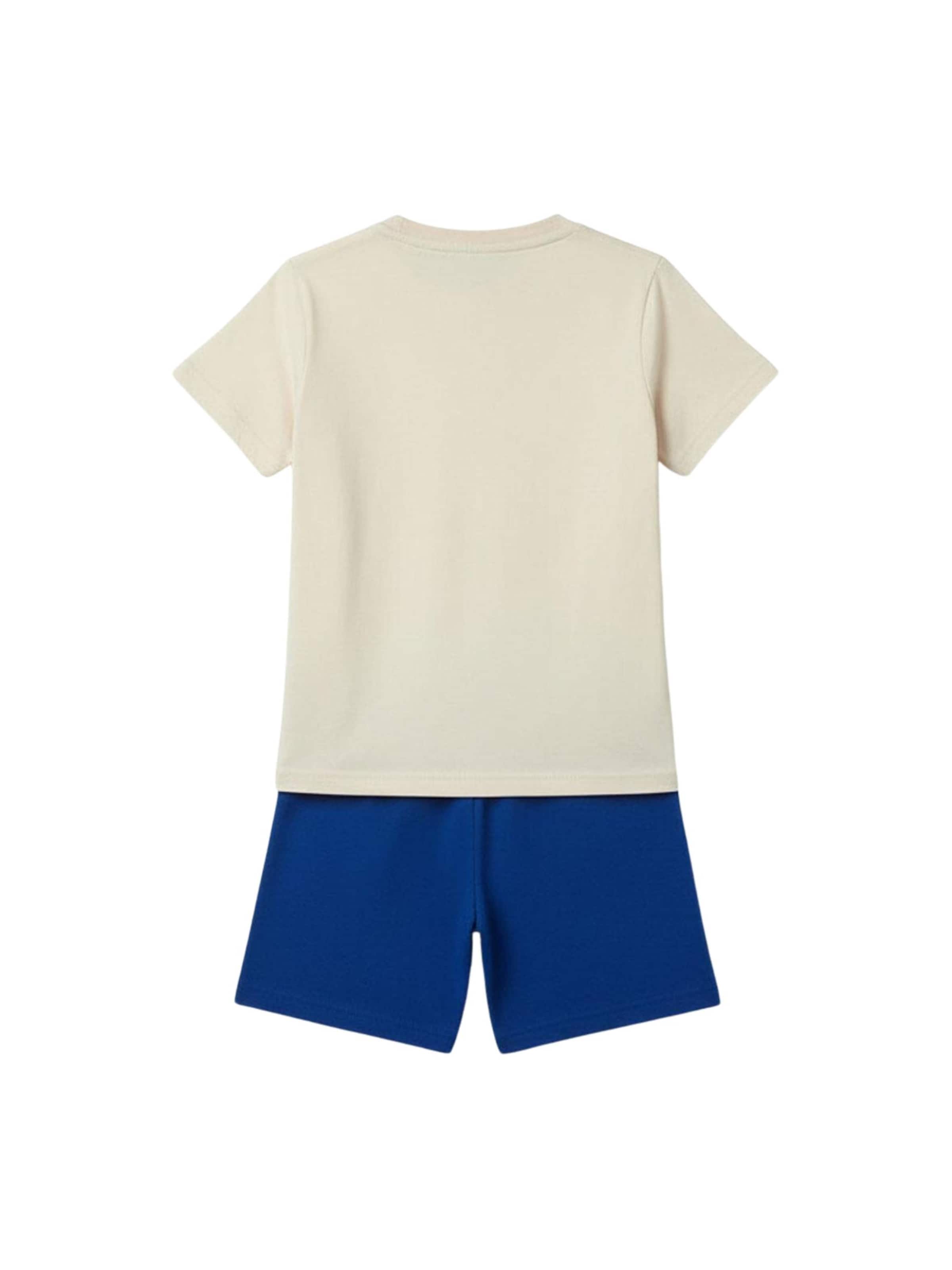 Pyjama 'Short Pajamas Single Jersey FC Barcelona' Cerdá en blanc