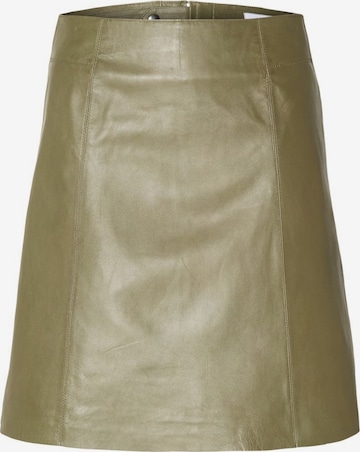 SELECTED FEMME Skirt in Green: front