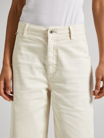 Pepe Jeans Wide leg Jeans 'Tania' in White