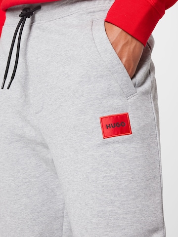 HUGO Red Tapered Pants 'Doak' in Grey