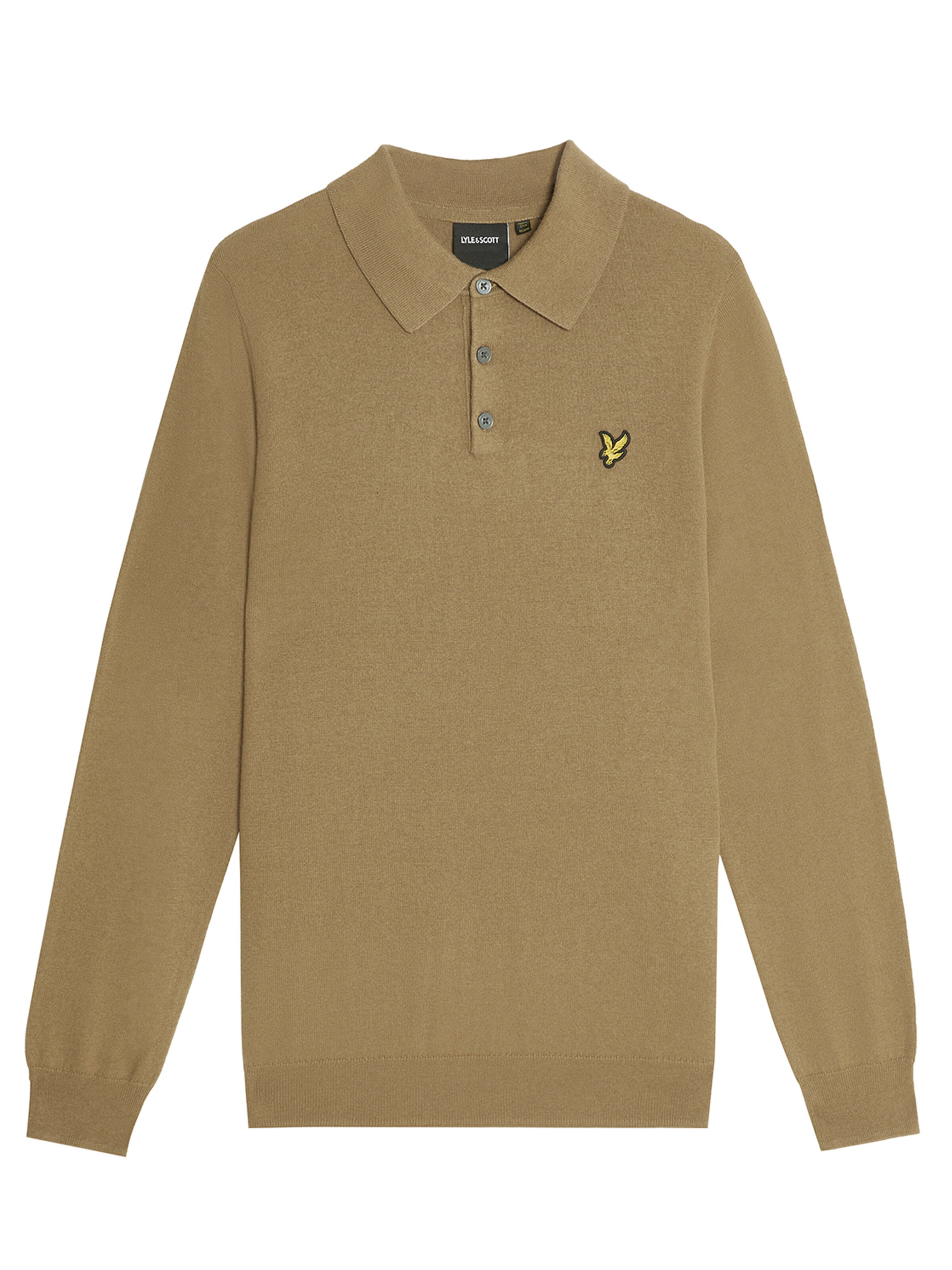 Lyle & Scott Trui in Bruin: voorkant