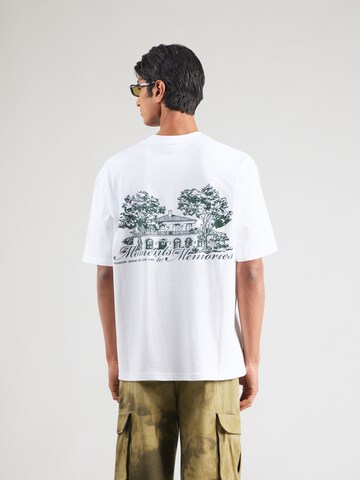 Pegador Majica 'Rochefort' | bela barva: sprednja stran